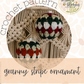 **PATTERN** Granny Stripe Ornament Crochet Pattern PDF