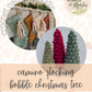 **PATTERN BUNDLE** Camino Christmas Stocking AND Cozy Bobble Tree Crochet Pattern PDF