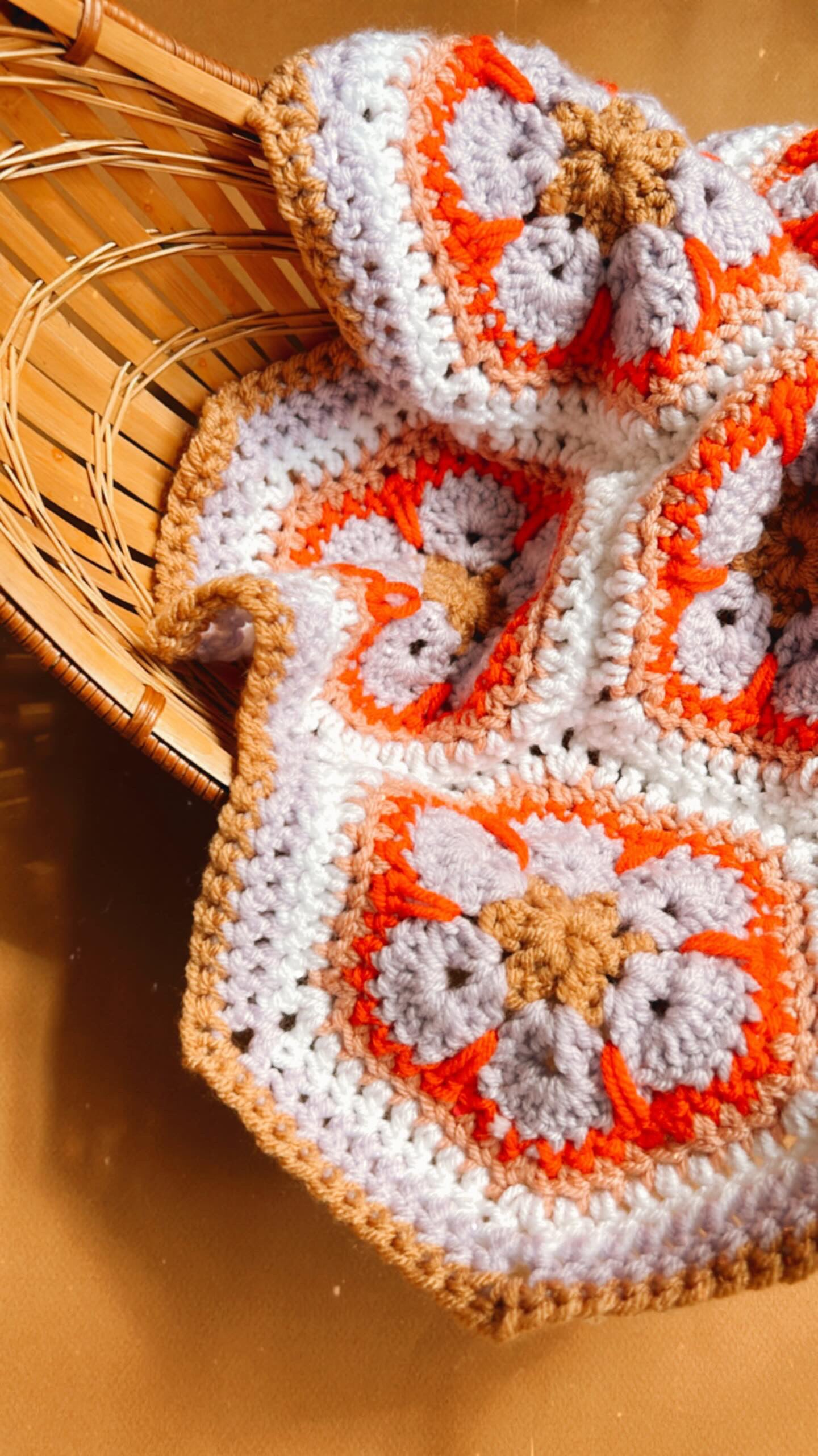 **PATTERN** Bloom Blanket Crochet Pattern PDF