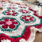 **PATTERN** Holiday Bloom Christmas Tree Skirt