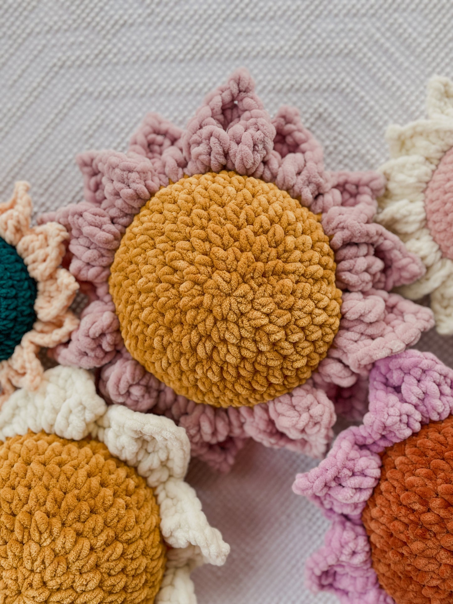 **PATTERN** Bloom Pillow Crochet Pattern PDF