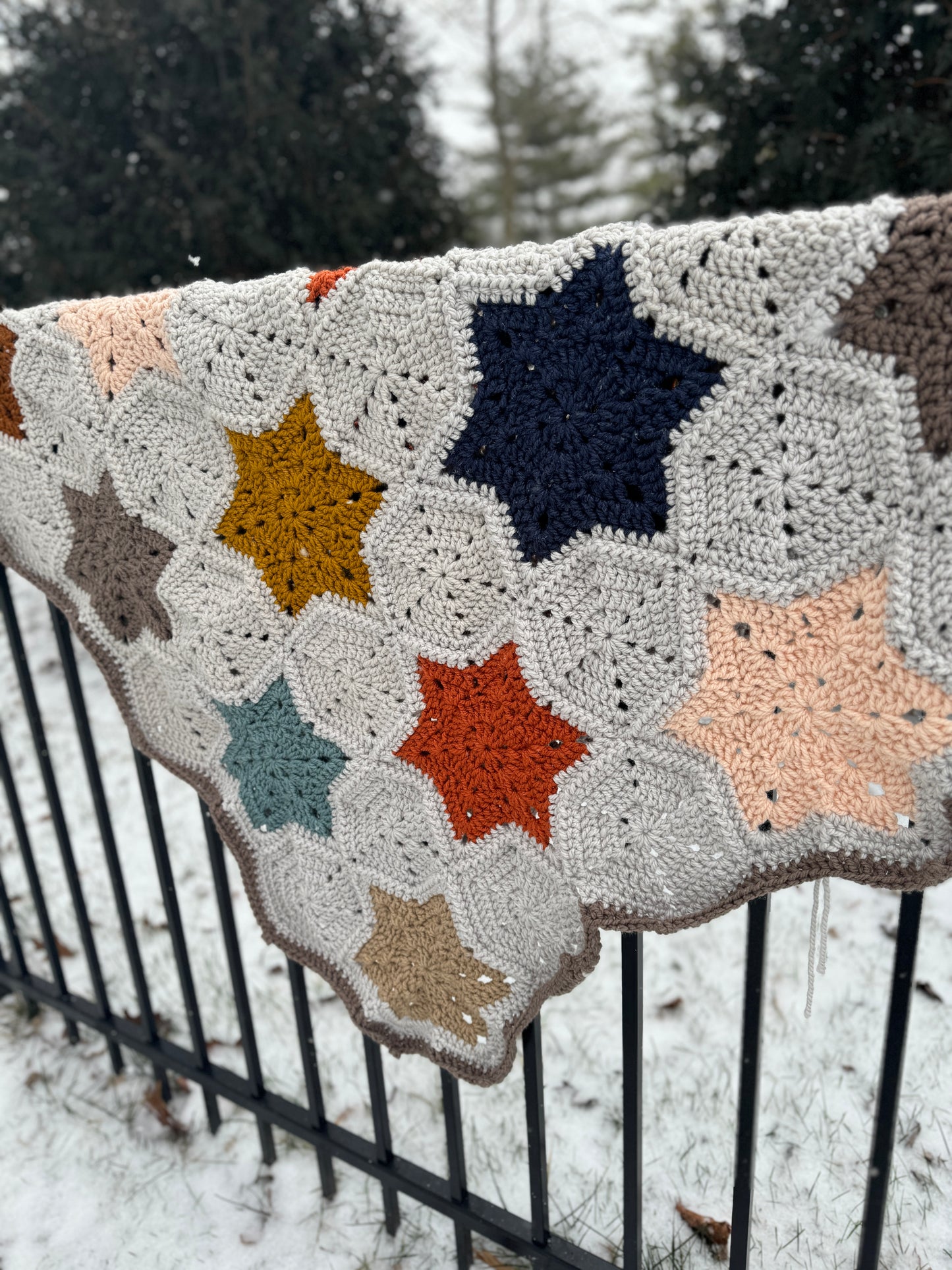 **PATTERN** Northern Nights Blanket Crochet Pattern PDF