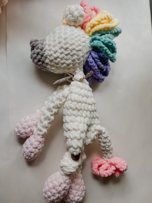 Unicorn Knotted Lovey